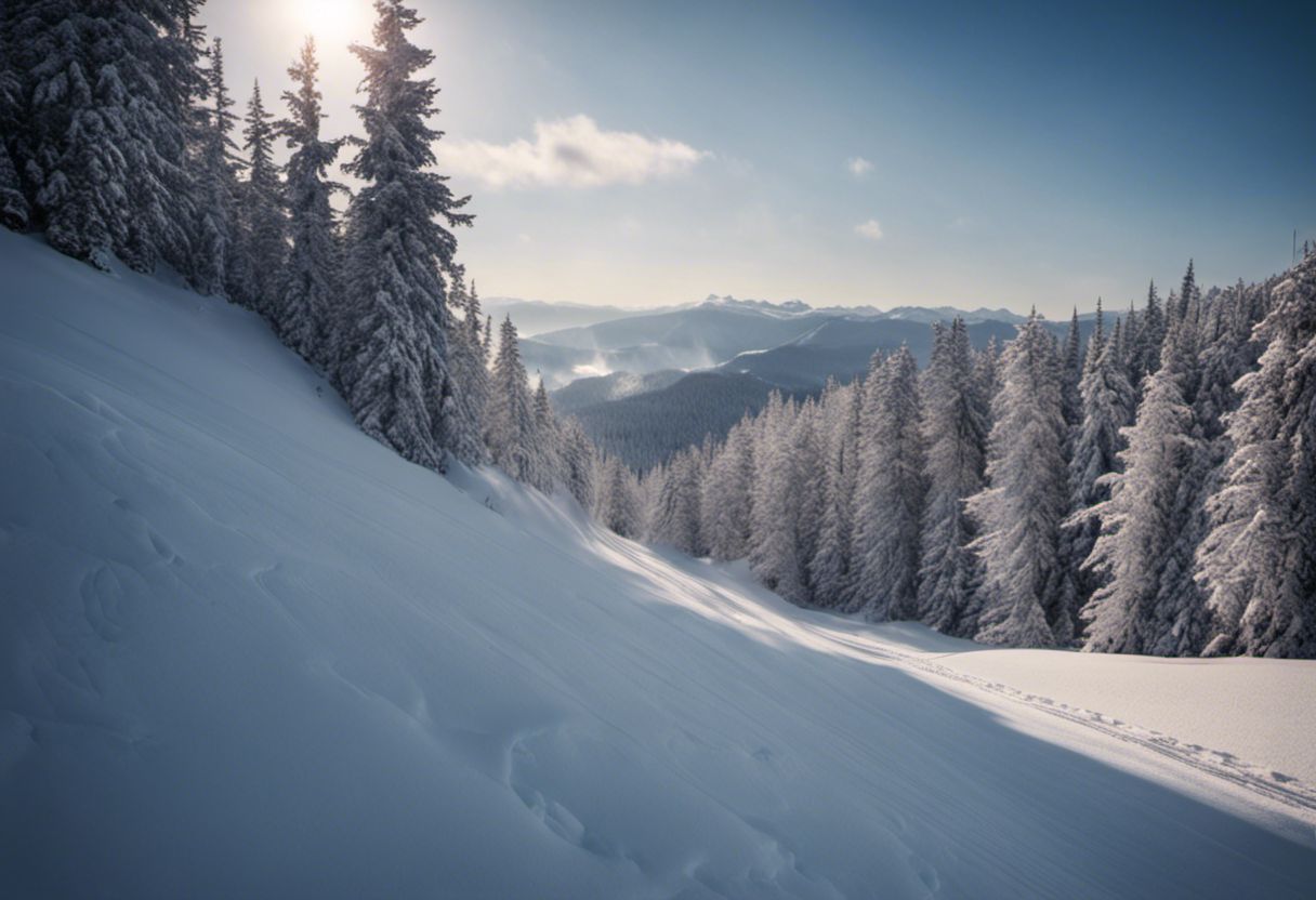 Paysage hivernal exceptionnel, détails 4K pour skier comme jamais.