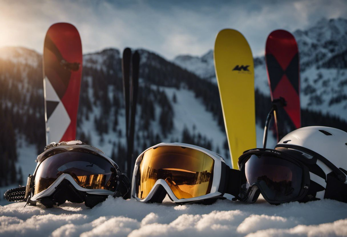 Article de ski haute qualité, en 4K